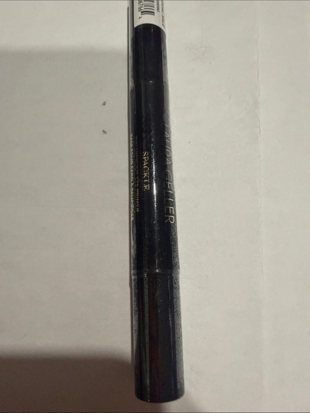 Laura Geller Dual-Ended Makeup Pencil in Black with Gold Logo